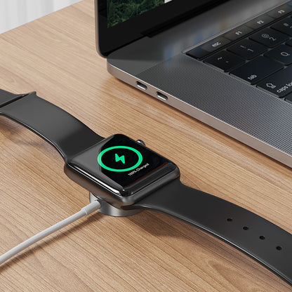 Trådløs lader BWOO WL-18 for Apple Watch Series, USB-C, hvit