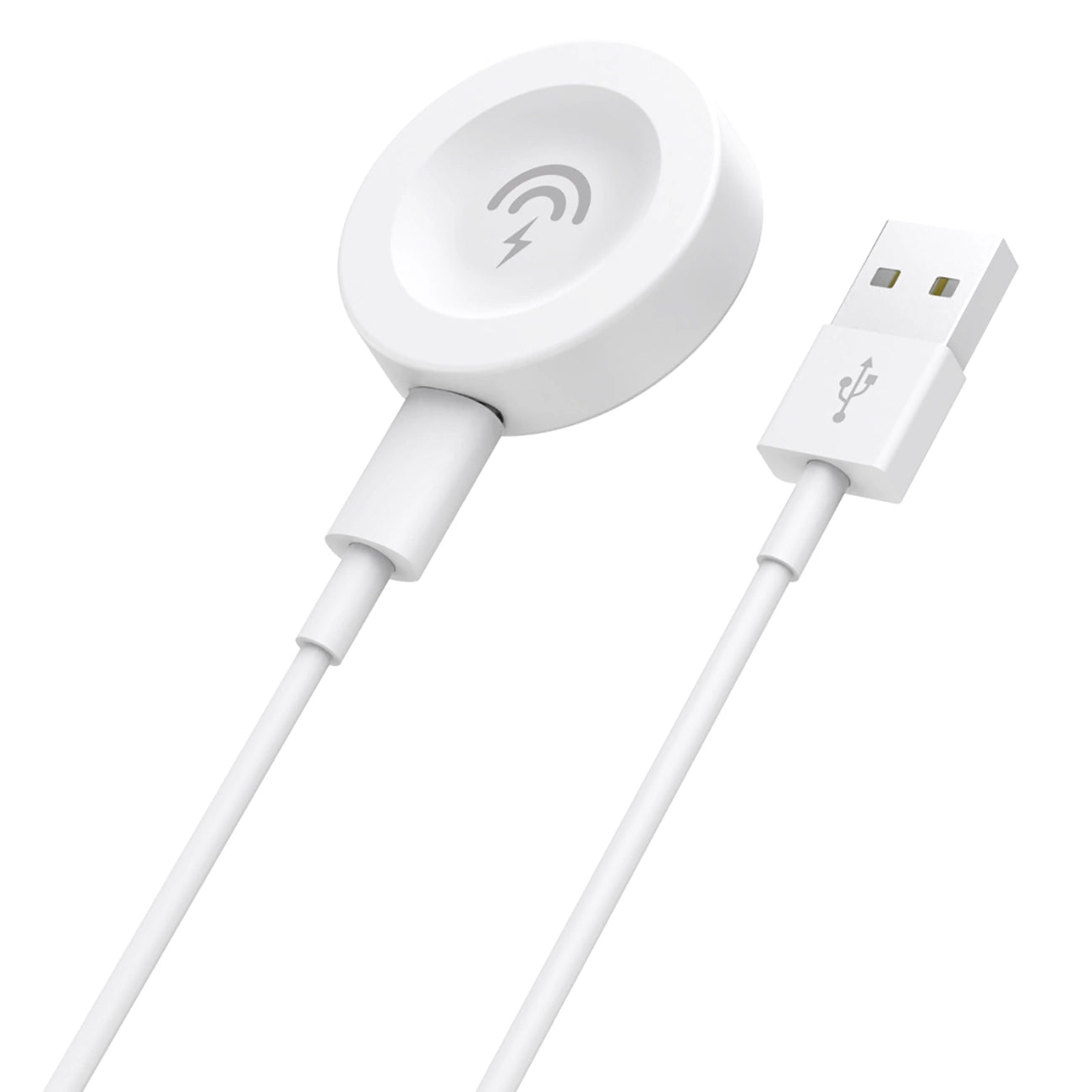 Trådløs lader Dudao A12H for Huawei Watch Series, USB-A, Hvit