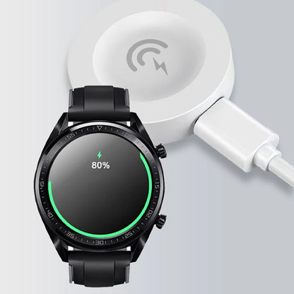 Trådløs lader Dudao A12H for Huawei Watch Series, USB-A, Hvit