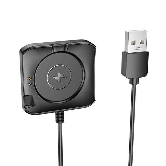 Ladekabel for Smartwatch HOCO Y28, USB-A, Svart