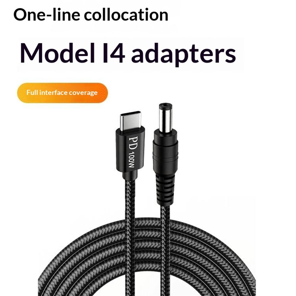 OEM ladekabel, 2m, 14i1, svart