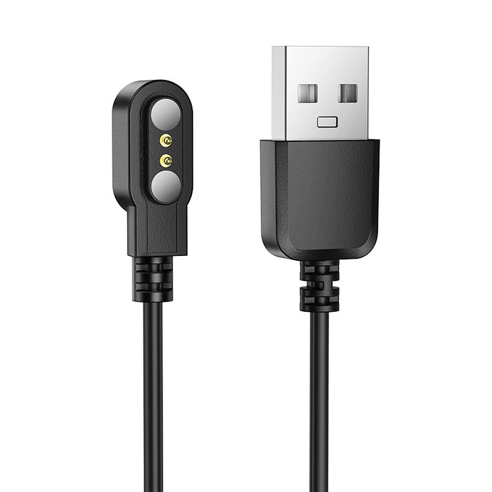Ladekabel for Smartwatch HOCO Y26 / Y27, USB-A, Svart
