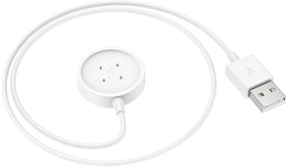 Ladekabel for Smartwatch HOCO Y24, USB-A, Hvit
