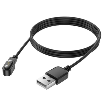 Ladekabel for Smartwatch HOCO Y26 / Y27, USB-A, Svart