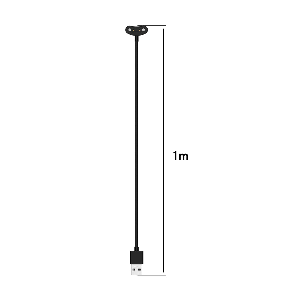 Ladekabel Techsuit TCW1 for Mobvoi Watch Series, USB-A, Svart