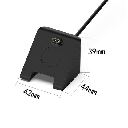 Techsuit TGC3 ladekabel for Garmin Fenix 5 Plus / 7X / 6X / 6 / 5, USB-A, Svart