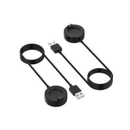 Techsuit TGC4 ladekabel for Garmin Fenix 5 Plus / 7X / 6X / 6 / 5, USB-A, Svart