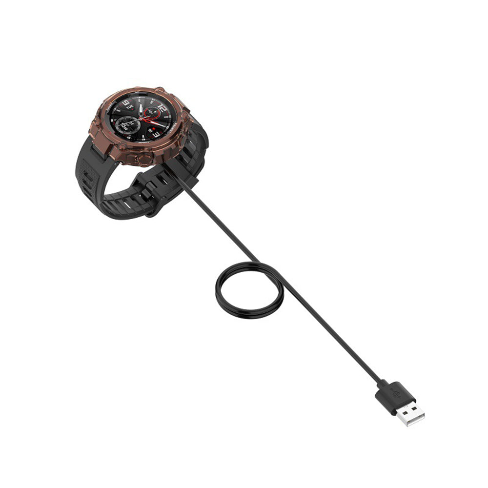 Ladekabel Techsuit THA2 for Amazfit Watch Series, USB-A, Svart