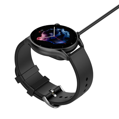 Techsuit THA3 ladekabel for Amazfit Watch Series, USB-A, Svart