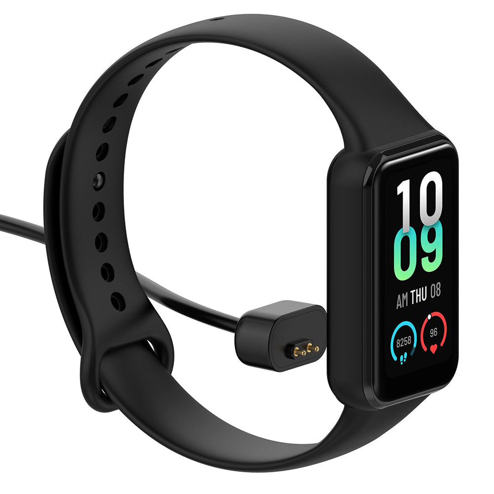 Techsuit THA5 ladekabel for Amazfit Band 7, USB-A, Svart