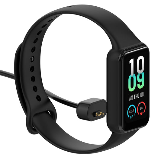 Techsuit THA5 ladekabel for Amazfit Band 7, USB-A, Svart