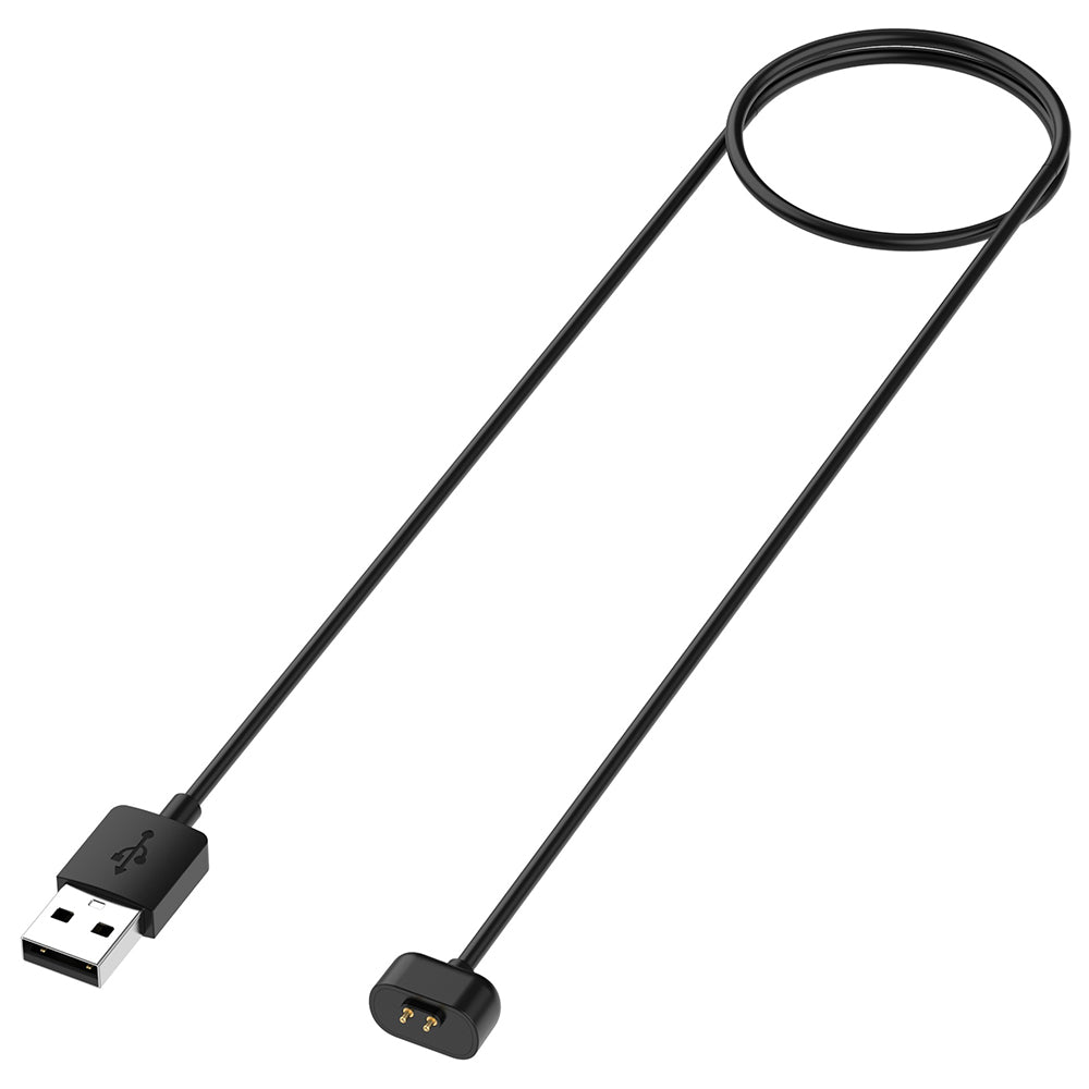 Techsuit THA5 ladekabel for Amazfit Band 7, USB-A, Svart