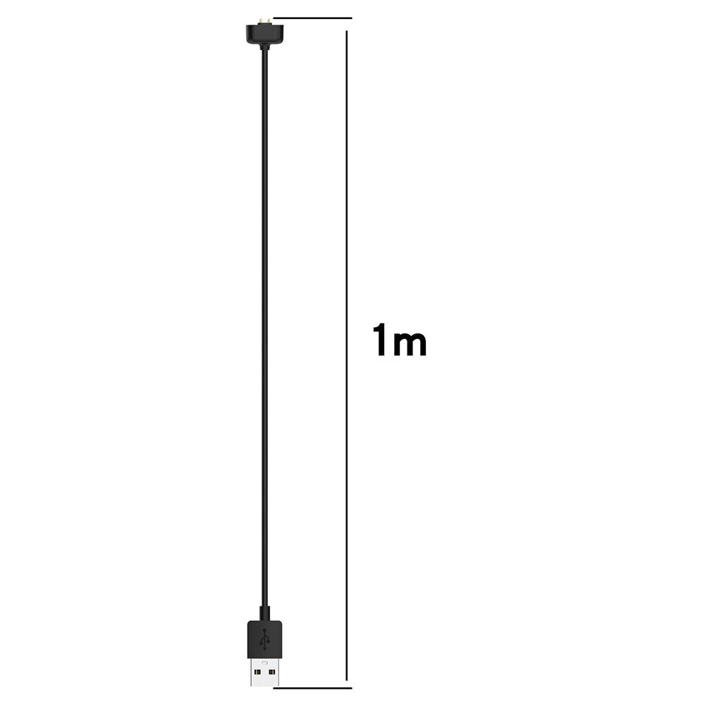 Techsuit THA5 ladekabel for Amazfit Band 7, USB-A, Svart