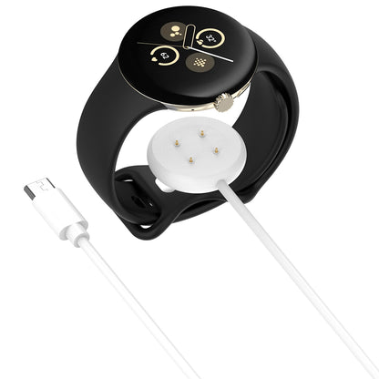Ladekabel Techsuit THC5 for Google Pixel Watch 3 45mm / Watch 3 41mm, USB-C, Hvit
