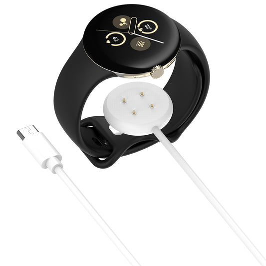 Ladekabel Techsuit THC5 for Google Pixel Watch 3 45mm / Watch 3 41mm, USB-C, Hvit