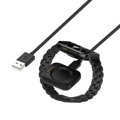 Ladekabel Techsuit TXC8 for Oppo Watch / OnePlus Watch Series, USB-A, Svart