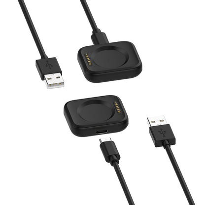 Ladekabel Techsuit TXC8 for Oppo Watch / OnePlus Watch Series, USB-A, Svart