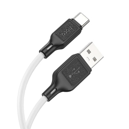 Data- og ladekabel USB-A - USB-C HOCO X90, 60W, 1m, Hvit