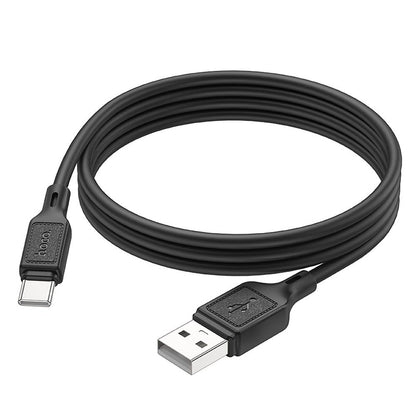 Data- og ladekabel USB-A - USB-C HOCO X90, 60W, 1m, Svart