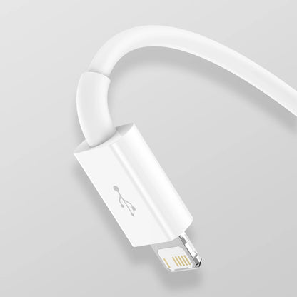 USB-A - Lightning / microUSB / USB-C Baseus Superior 3in1 Series ladekabel, 20W, 1m, Hvit P10320105221-00