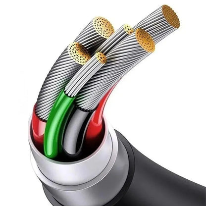 USB-A - Lightning / microUSB / USB-C Baseus 3in1 ladekabel, 100W, 1.5m, Hvit P10377705213-00