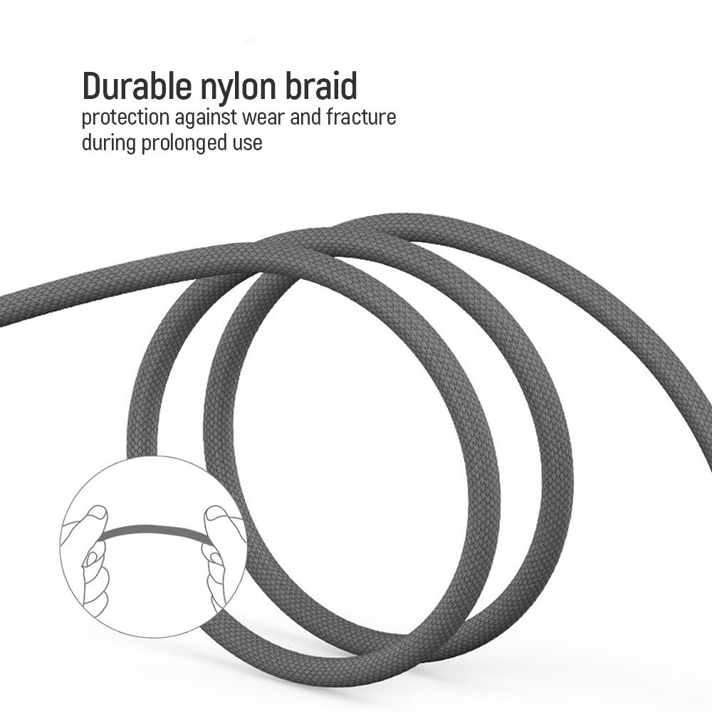 Ladekabel USB-A - Lightning / microUSB / USB-C ColorWay CW-CBU3003, 20W, 1.2m, Grå