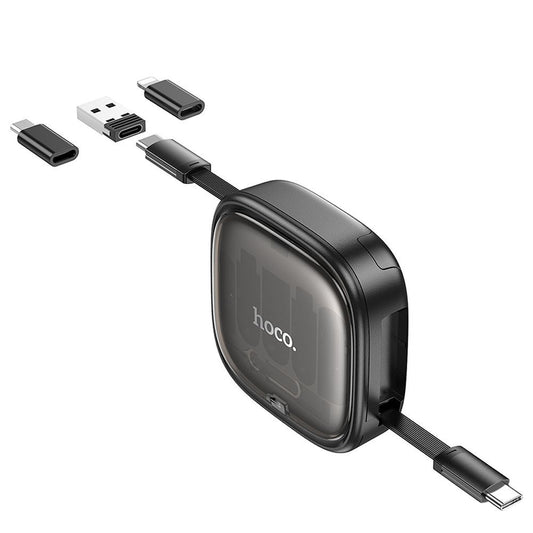 USB-C til USB-C data- og ladekabel HOCO U140, 60W, 0.95m, Svart