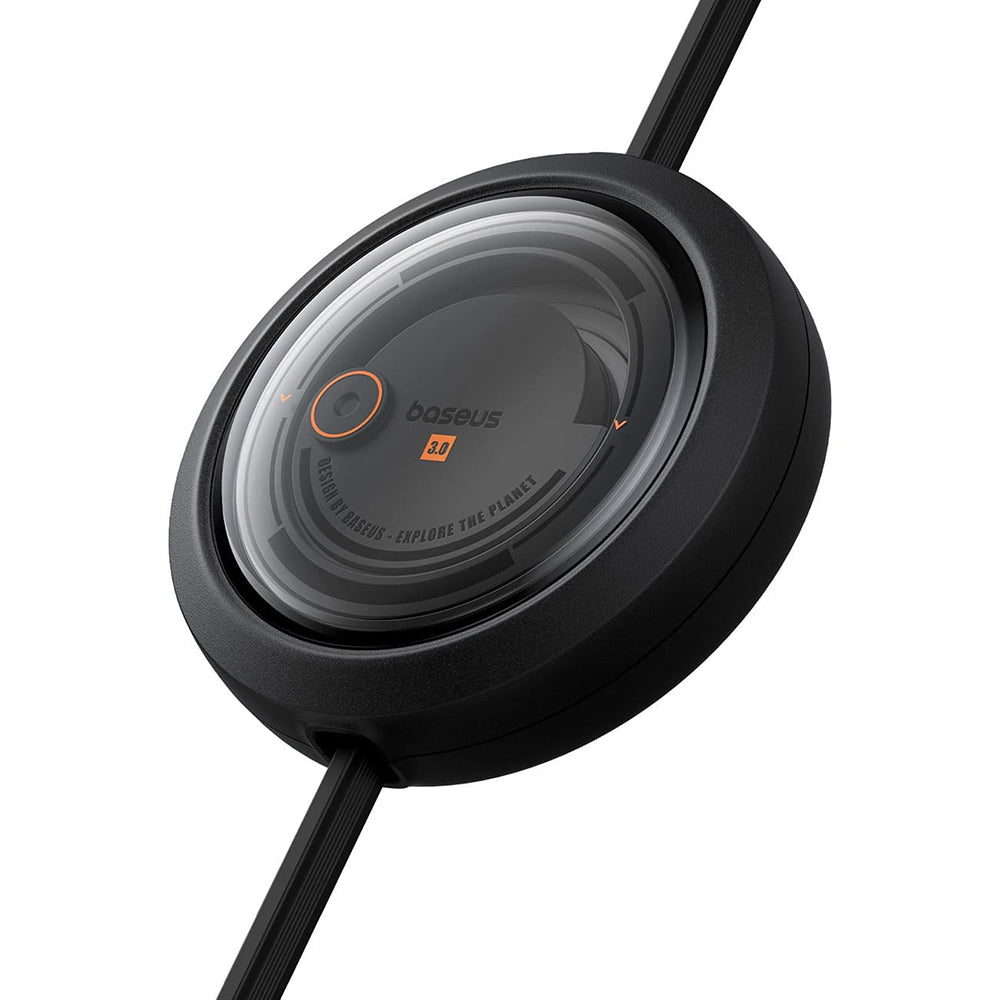 USB-C - Lightning / microUSB / USB-C Baseus Free2Draw Retractable ladekabel, 100W, 1.1m, Svart P10368700111-04