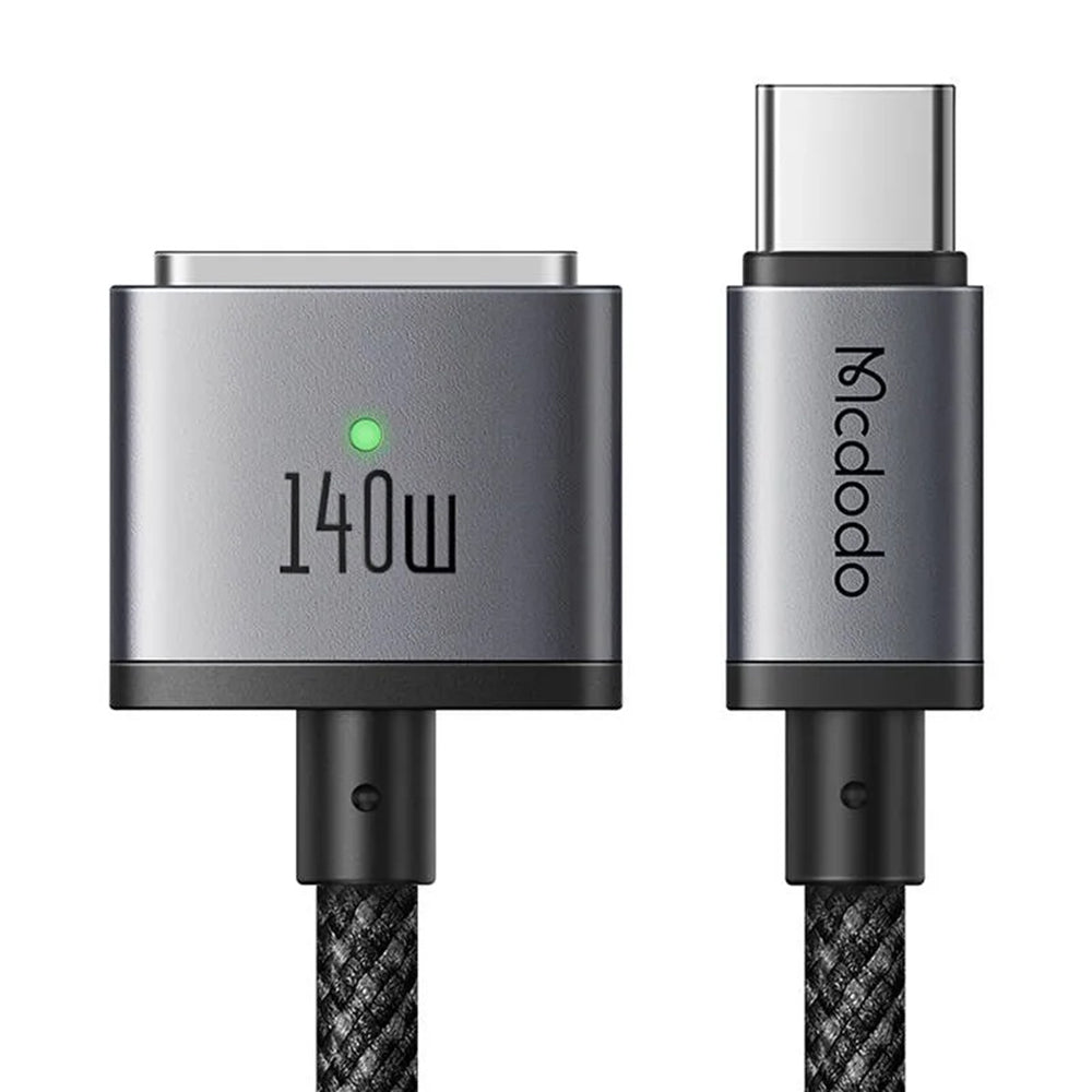 McDodo CA-1470 Ladekabel, USB-C - MagSafe 3, 140W, 2m, Svart
