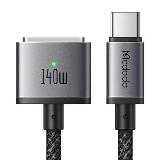 McDodo CA-1470 Ladekabel, USB-C - MagSafe 3, 140W, 2m, Svart