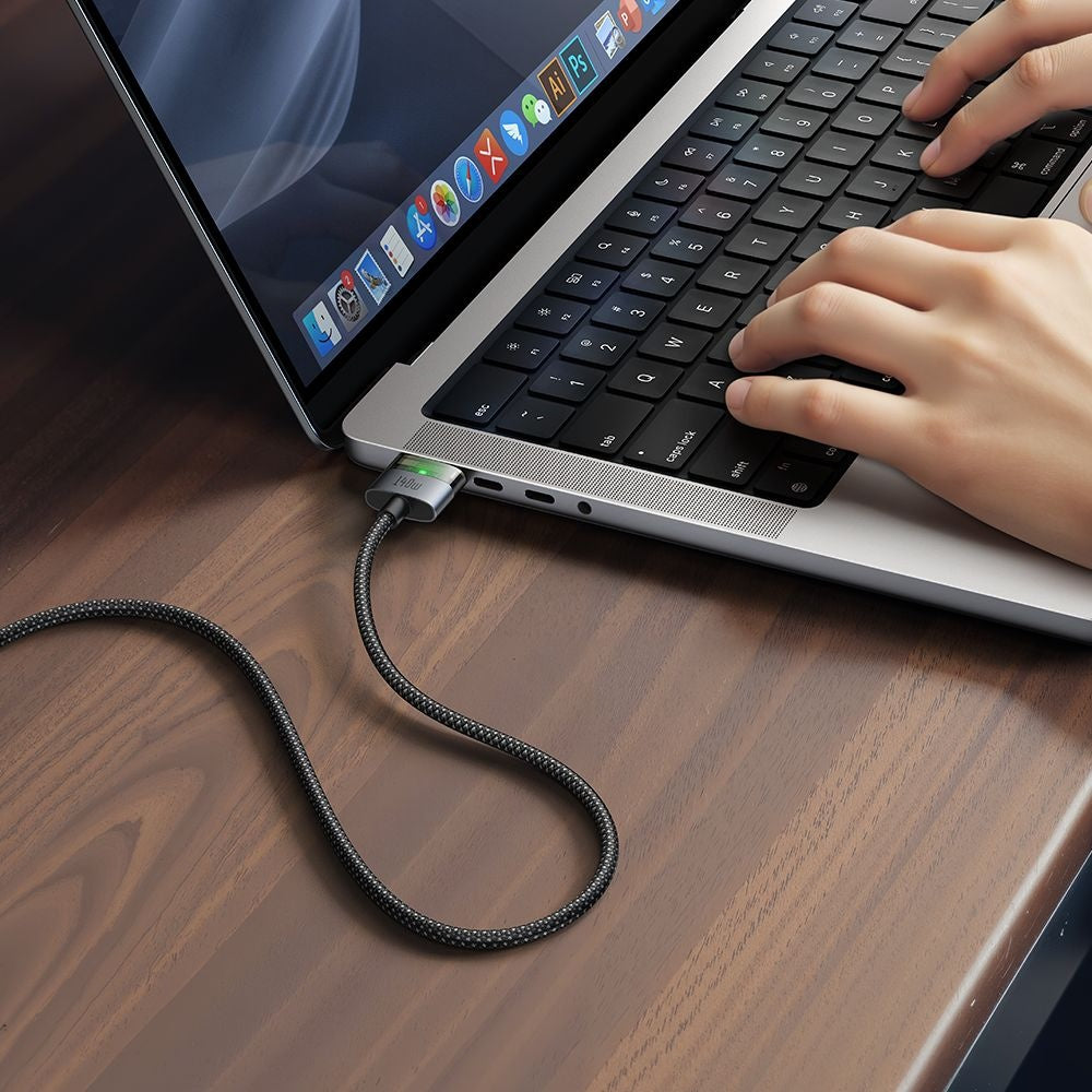 McDodo CA-2070 Ladekabel, USB-C - MagSafe 3, 140W, 2m, Svart