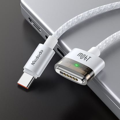 McDodo CA-2071 Ladekabel, USB-C - MagSafe 3, 140W, 2m, Hvit