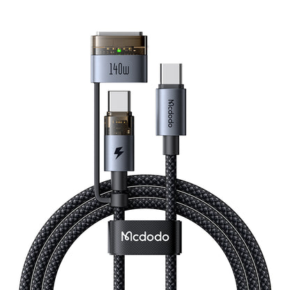 USB-C ladekabel - USB-C / MagSafe 3 Mcdodo CA-8860, 240W, 2m, svart