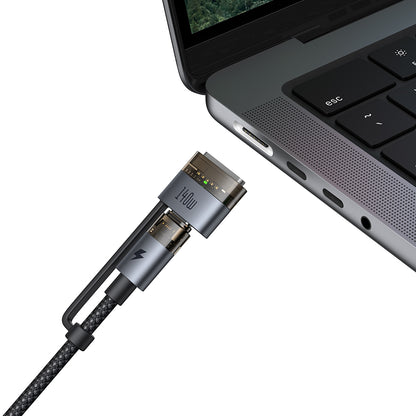 USB-C ladekabel - USB-C / MagSafe 3 Mcdodo CA-8860, 240W, 2m, svart