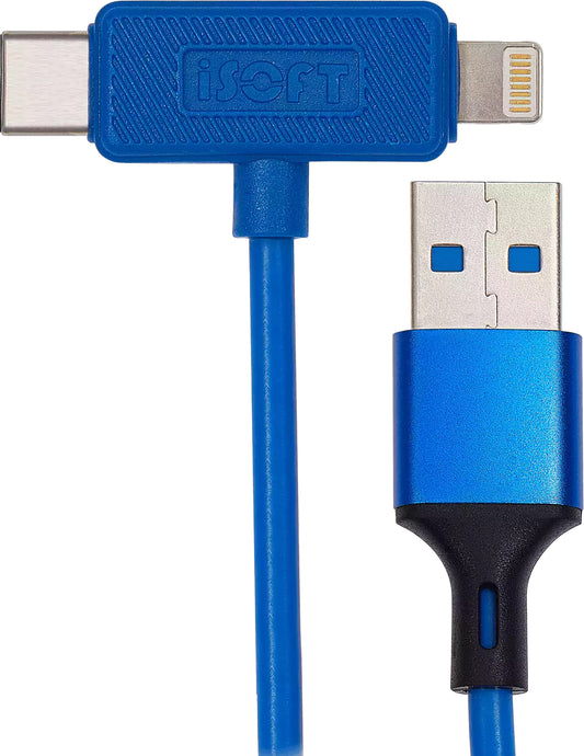 Lightning / USB-C-kabel iSOFT IS-006 Easy Restore Mode for Apple iPhone-serien