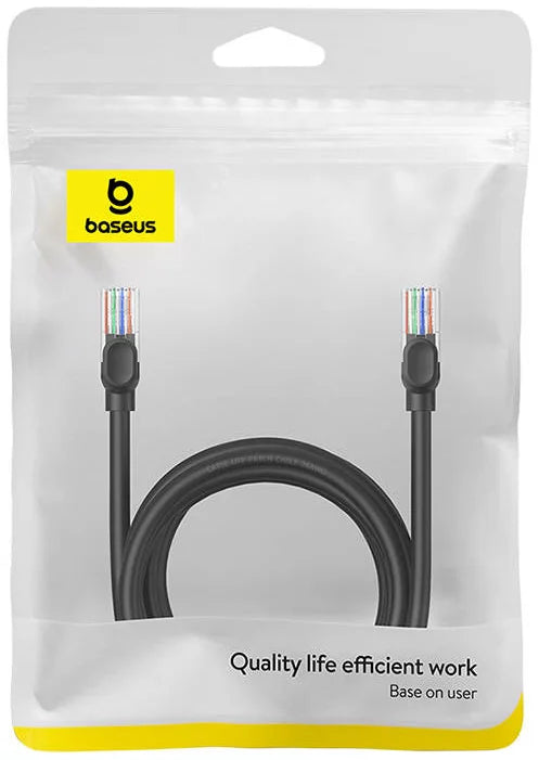 Baseus nettverkskabel, UTP, Cat5, 3m, Svart B00133206111-04