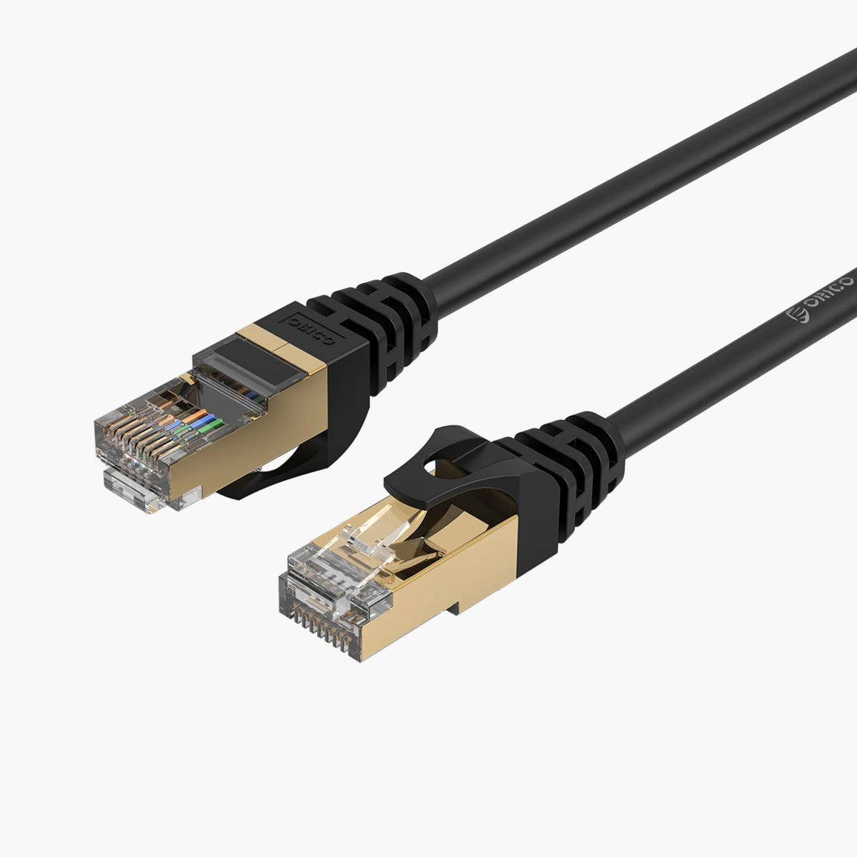 Orico PUG-C7 nettverkskabel, UTP, Cat7, 1m, svart