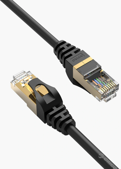 Orico PUG-C7 Nettverkskabel, UTP, Cat7, 3m, Svart