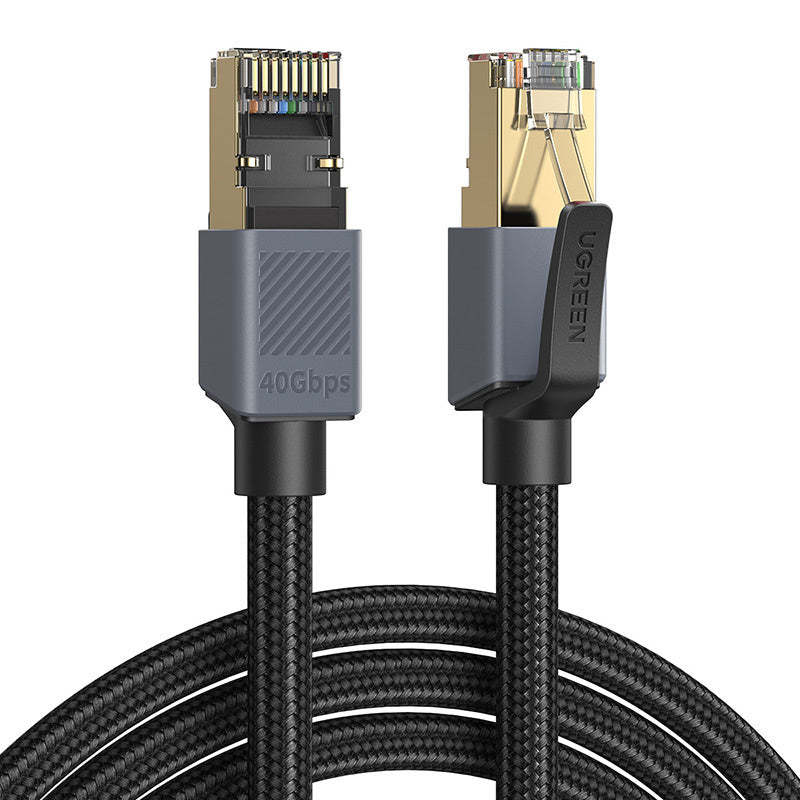 UGREEN NW343 nettverkskabel, UTP, Cat8, 2m, svart