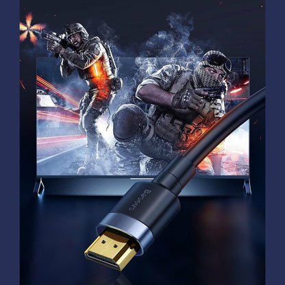 Baseus Cafule videokabel, HDMI - HDMI, 4K, 5m, Svart CADKLF-H01
