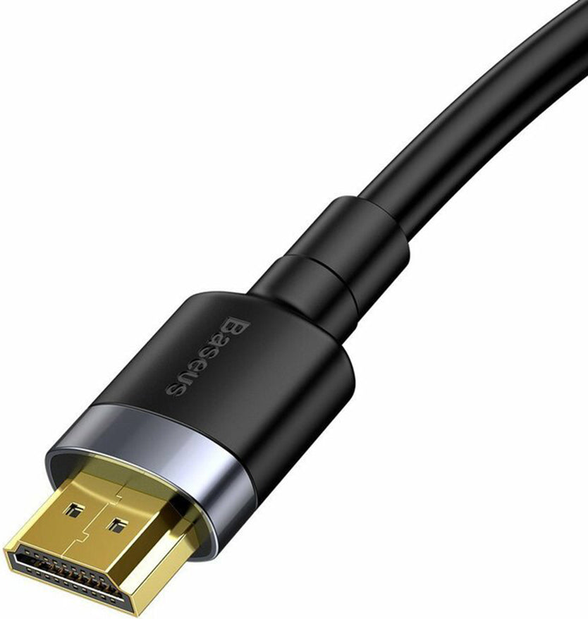 Baseus Cafule videokabel, HDMI - HDMI, 4K, 5m, Svart CADKLF-H01