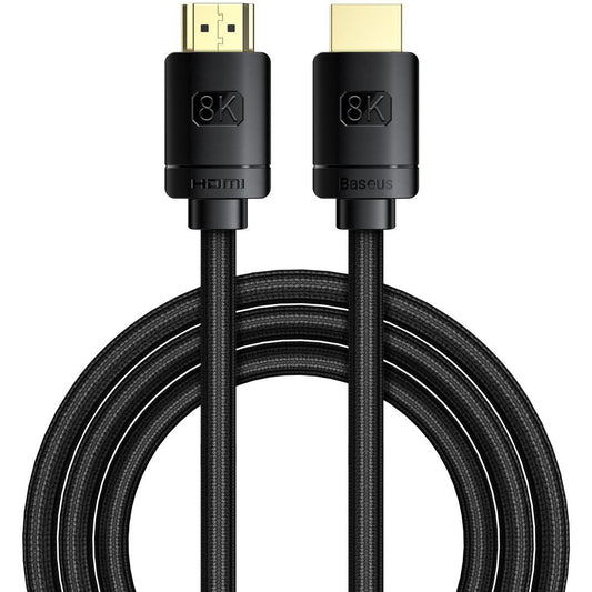 Baseus High Definition videokabel, HDMI - HDMI, 8K, 2m, Svart CAKGQ-K01