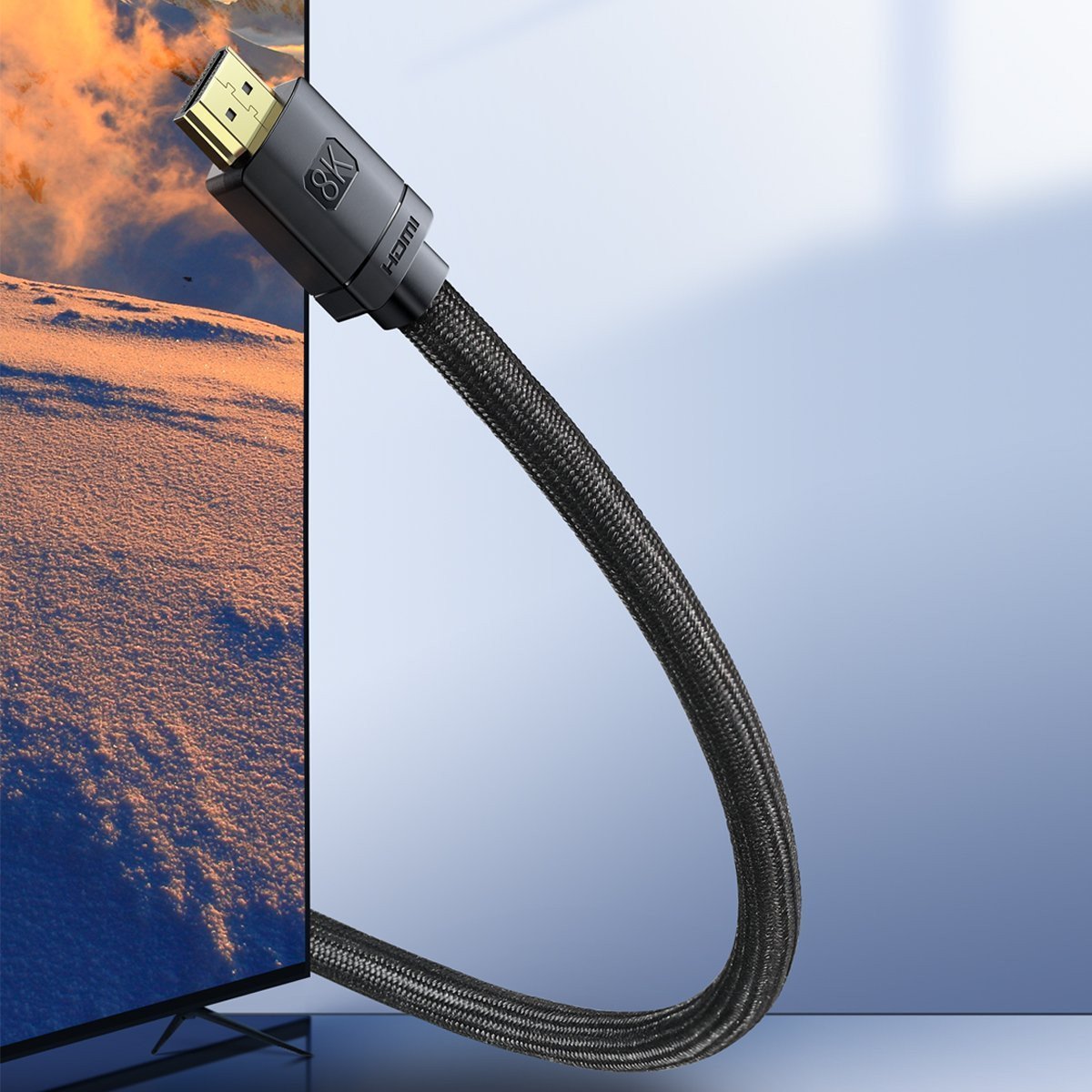 Baseus High Definition videokabel, HDMI - HDMI, 8K, 2m, Svart CAKGQ-K01