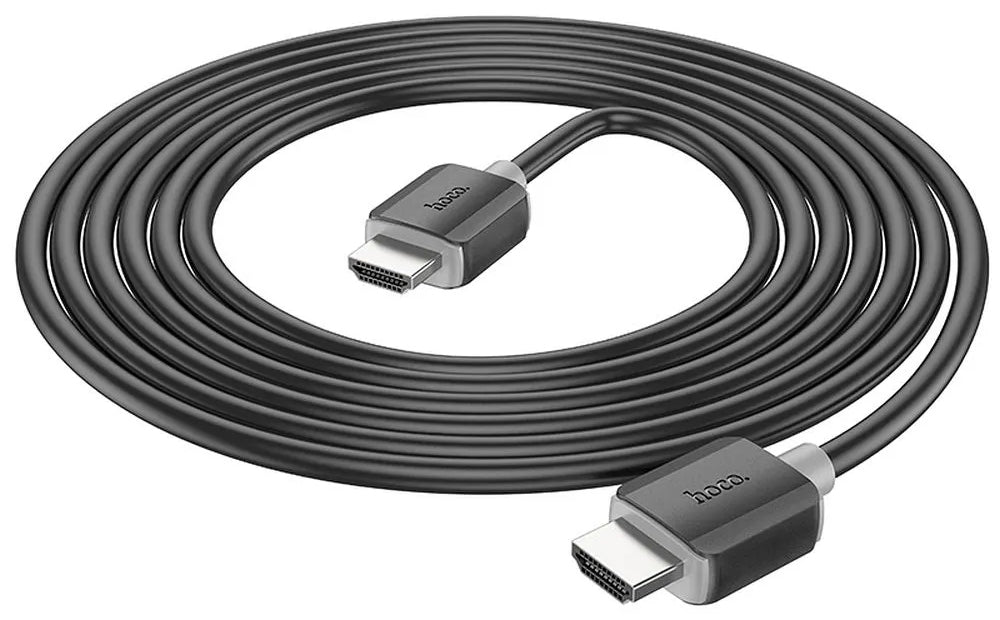 Video Kabel HOCO US08, HDMI - HDMI, 4K, 1m, Svart