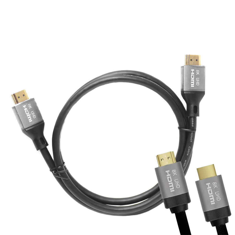 LTC Gold videoskabel, HDMI - HDMI, 8K, 1m, svart