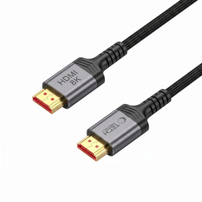 Tech-Protect Ultraboost 2 videokabel, HDMI - HDMI, 8K, 1m, svart
