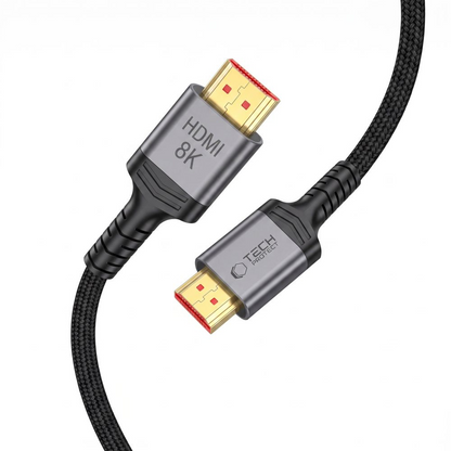 Tech-Protect Ultraboost 2 videokabel, HDMI - HDMI, 8K, 1m, svart