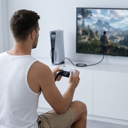 Tech-Protect Ultraboost 2 videokabel, HDMI - HDMI, 8K, 1m, svart