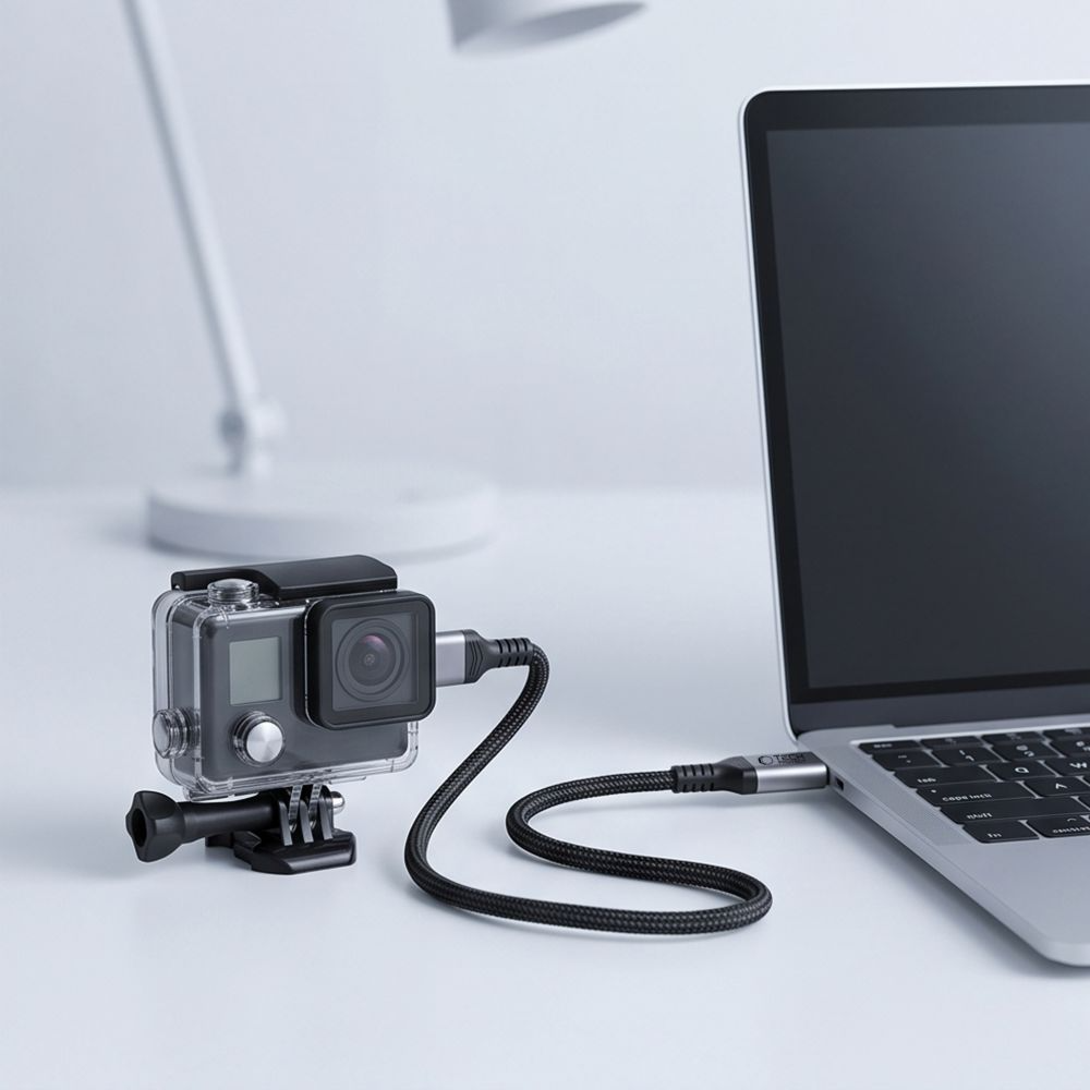 Tech-Protect Ultraboost 2 videokabel, miniHDMI - HDMI, 8K, 2m, svart