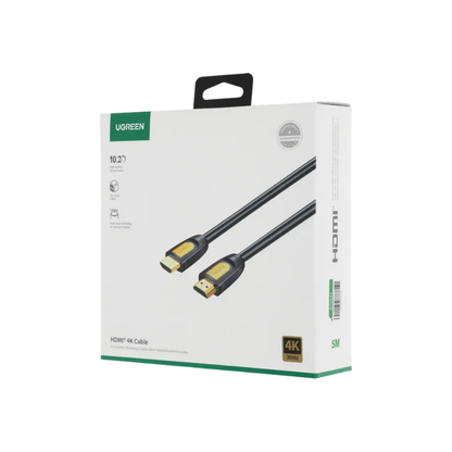 UGREEN HD101 Videokabel, HDMI - HDMI, 4K, 5m, Svart
